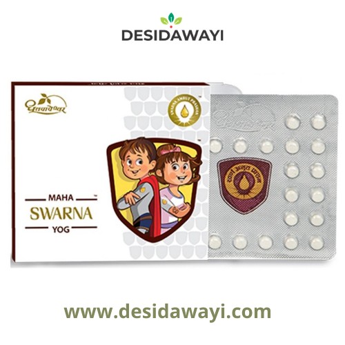 Maha Swarna Yog Tablets for swarna prashan by dhoo
