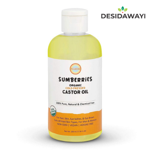 Sumberries Organic Cold Pressed Castor Oil