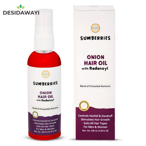 SumBerries Onion Hair Oil with Redensyl
